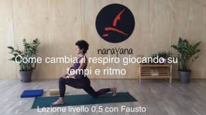 Lezione 86: COME CAMBIA IL RESPIRO GIOCANDO SU TEMPI E RITMO<br />con Fausto