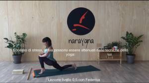 Lezione 88: ECCESSO DI STRESS, ANSIA POSSONO ESSERE ATTENUATI DALLE TECNICHE DELLO YOGA<br />con Federica S.