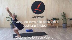 Lezione 49: VINYASA, DA TERRA ALLE POSIZIONI DI EQUILIBRIO IN PIEDI<br />con Valerio