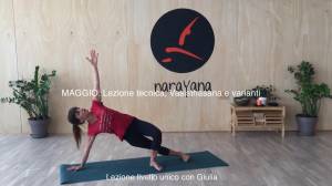 MAGGIO - LEZIONE TECNICA: VASISTHASANA E VARIANTI.<br /> Con Giulia.