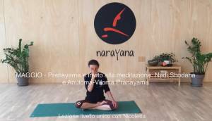 MAGGIO - PRANAYAMA E INVITO ALLA MEDITAZIONE: NADI SHODANA E ANULOMA-VILOMA PRANAYAMA.<br /> Con Nicoletta